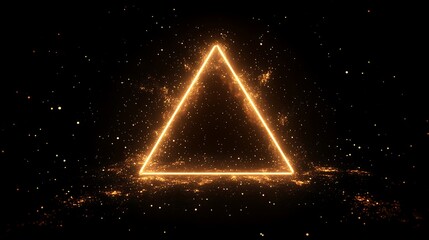 Golden triangle graphic design element