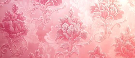 Delicate Pink Floral Pattern (1)
