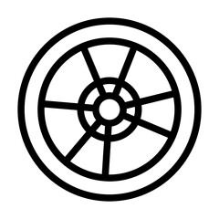 Obraz premium car line icon
