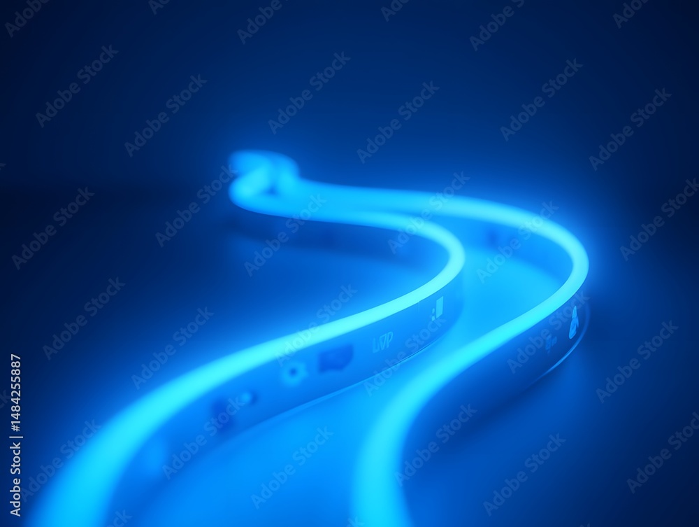 Poster high tech futuristic technology abstract technology particle mesh style background