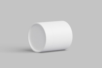 Paper Tube Mockup. 3D Render