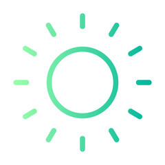 sun gradient icon