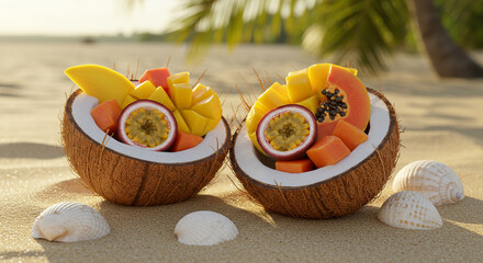 Fresh Pineapple and Orange: Tropical Superfoods