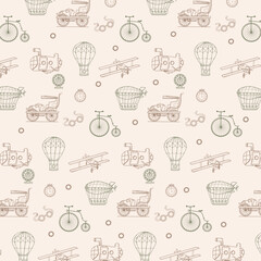 A transport pattern. Steampunk style