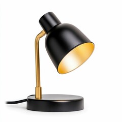 Sleek and Versatile Adjustable Matte Black Desk Lamp Ideal for Brightening Up Your Modern Home or Office Workspace