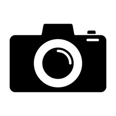 Camera icon. flat illustration of vector icon on white background, eps 10.