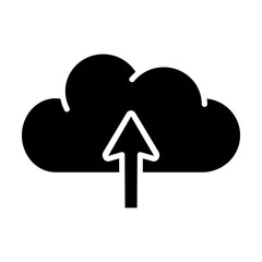Cloud Upload icon vector for web, computer and mobile app
