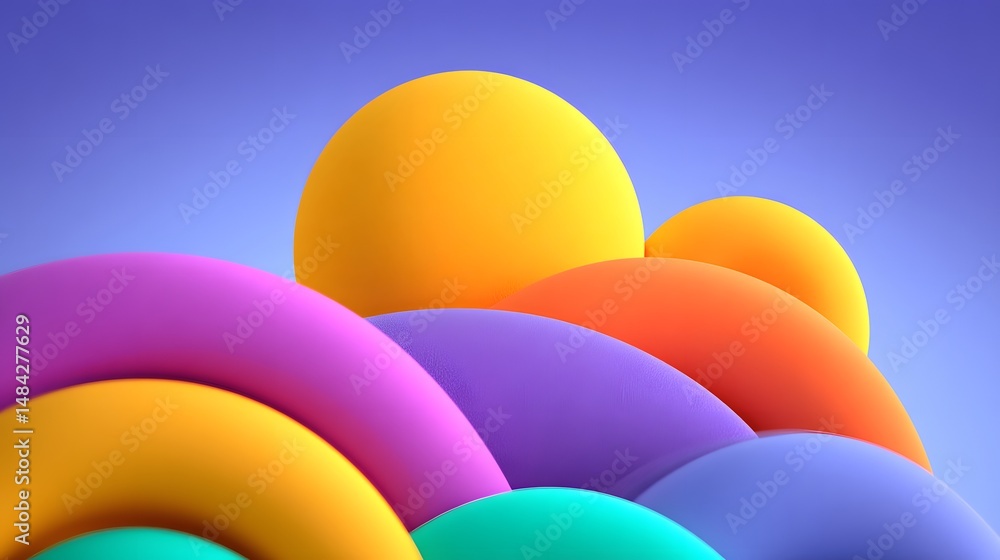 Poster dynamic fluid color gradient background, abstract kv main visual business ppt background