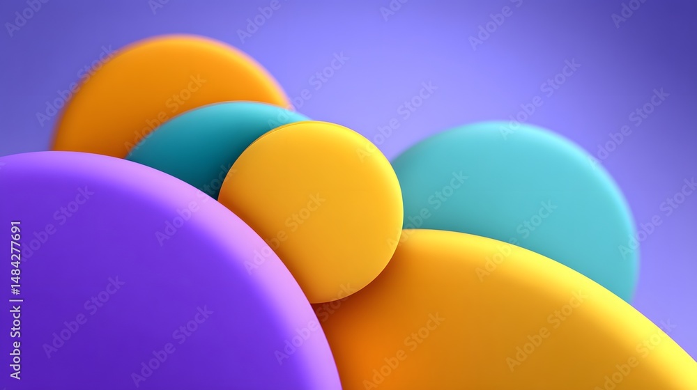 Poster dynamic fluid color gradient background, abstract kv main visual business ppt background