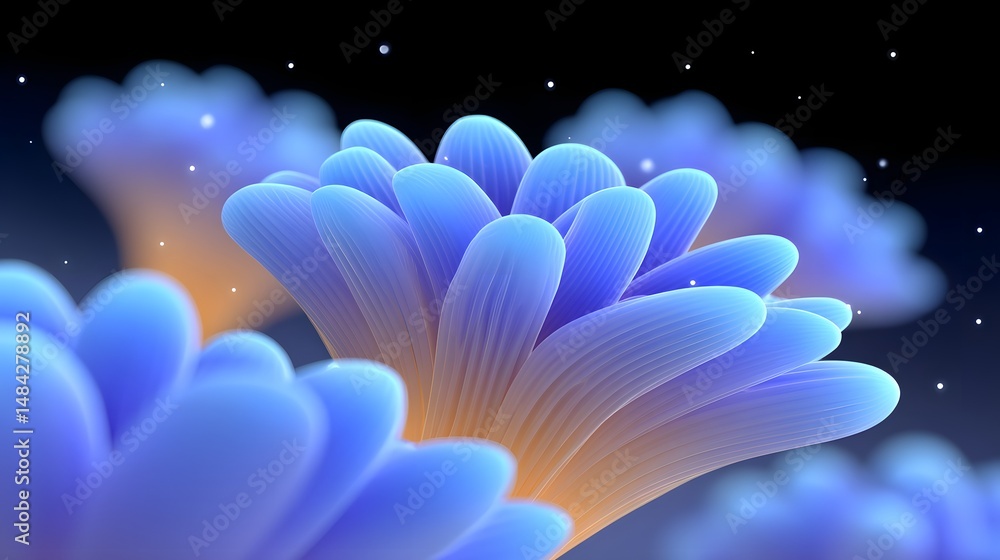 Poster dynamic fluid color gradient background, abstract kv main visual business ppt background
