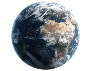 A detailed satellite image reveals Earth's continents oceans clouds and weather patterns in stunning high-resolution detail.