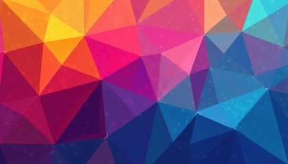 Abstract geometric shapes, vibrant color gradients, continuous tile, seamless tile, graphics