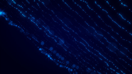4k Particles bokeh dust abstract light motion titles cinematic background loop