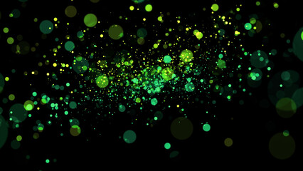 4k Particles bokeh dust abstract light motion titles cinematic background loop