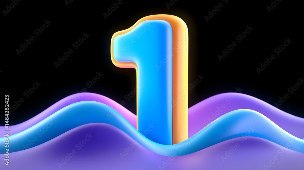 Poster dynamic fluid color gradient background, abstract kv main visual business ppt background