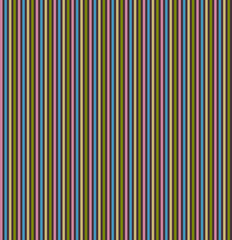 Abstract geometric striped seamless pattern Colorful thin vertical straight stripes, lines on a dark chocolate brown background