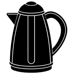 tea kettle vector illustration