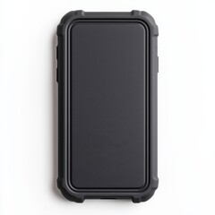Black Rugged Phone Case with Slim Profile and Textured Finish