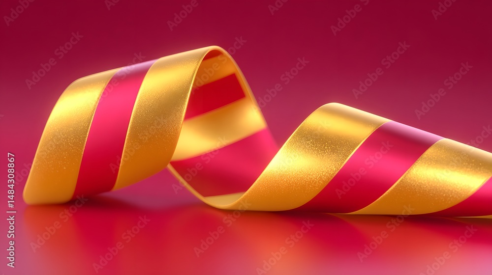 Poster dynamic background of abstract wavy lines