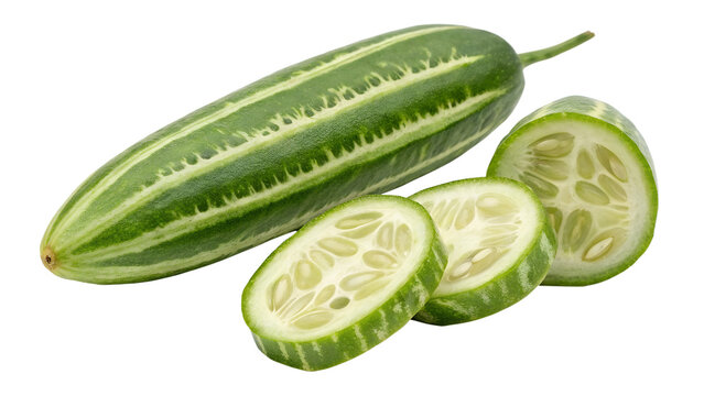 Ivy Gourd isolated on transparent background