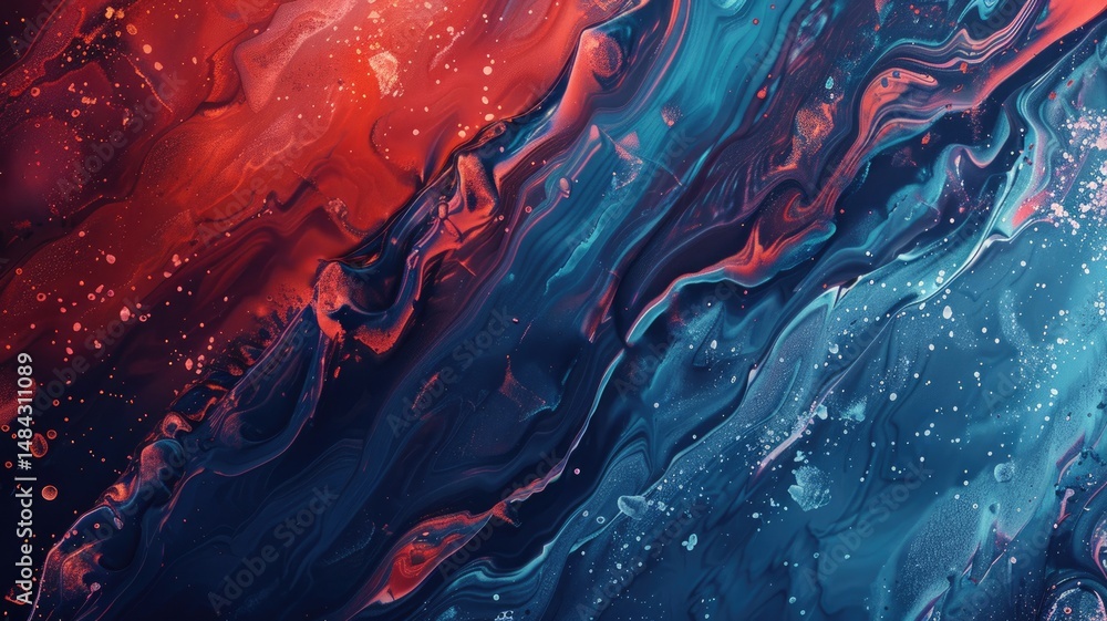 Aufkleber abstract vivid color wave express and emphasize energetic signal. seamless texture of vividness curv