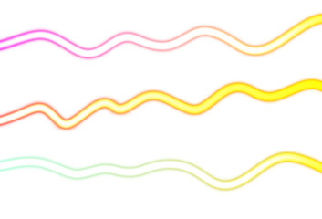 Transparent neon glowing line beams futuristic, abstract neon glowing bright curved lines lights.