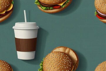 fast food and drink