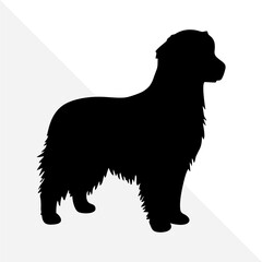 Isolated Dog Silhouette for Design and Decoration