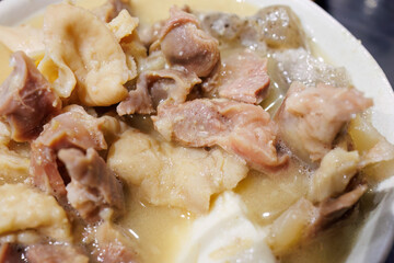 美味しいもつ煮
矢向駅前の立ち呑み居酒屋で晩ごはんを食す
神奈川県横浜市-2024
