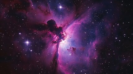 Obraz premium Colorful nebula in deep space