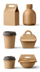 Obraz premium Earth Tones Packaging Suite