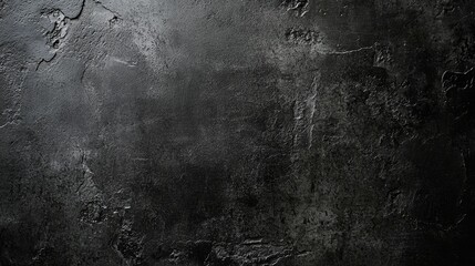 Fototapeta premium Dark Grunge Abstract Concrete Background - Aged Textured Wallpaper with Blackboard Aesthetic, Ideal for Banners and Design Projects