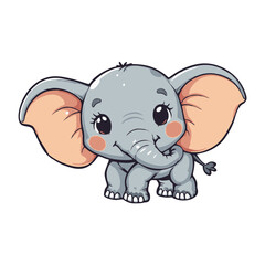 Elephant Art – Stylized Animal Illustration