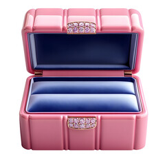 Pink Jewel Box 3D Render
