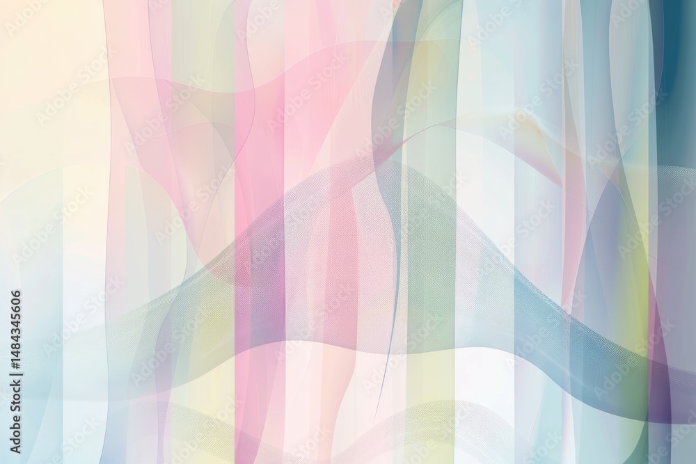 Aufkleber abstract vivid colorful wave flowing express dreamy texture. seamless texture vividness pastel swirl