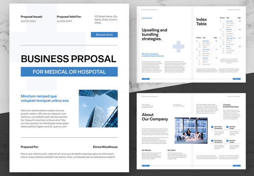 Blue And Black Business Proposal