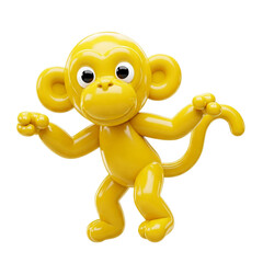 3d toy a monkey