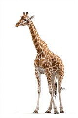 Naklejka premium Graceful Giraffe Tall Elegant Safari Animal