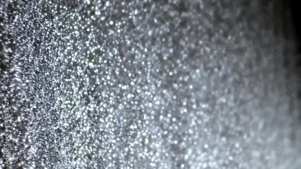 Poster defocused silver glitter background with bokeh creating shimmering effect and subtle light leaks for