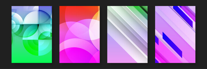Fototapeta premium Abstract backgrounds suitable for web banners, social media posts, print designs, and presentation slides. Versatile and vibrant designs for various digital projects.