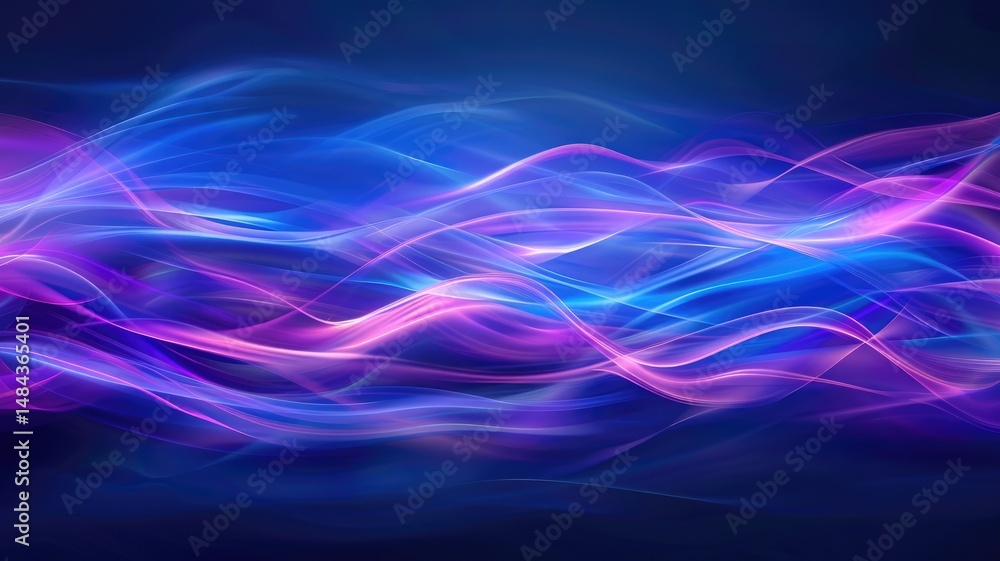 Poster abstract flowing wave pattern with dotted texture. digital art for design of vibrant color with line