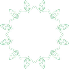 Fototapeta premium Beautiful flower art and mandala vector design