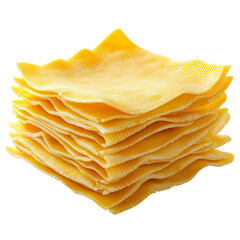 fresh lasagna noodles in flat rectangular form

