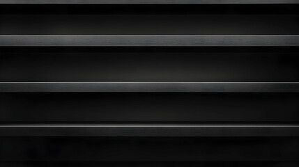 Abstract image of horizontal dark gray or black lines. Simple design.