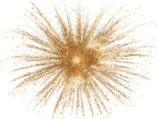 Golden fireworks