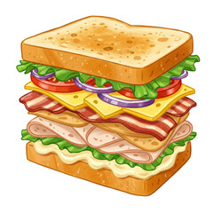 sandwich with ham
