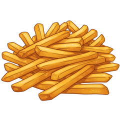 bread sticks isolated on white