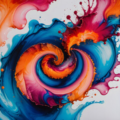 abstract background with spiral