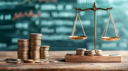 A digital balance scale where dividend paying weigh heavier than non dividend a value investing strategy that focuses on undervalued companies with consistent dividend payouts as a key financial