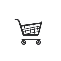 Empty shopping cart icon, ready for purchases
